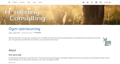 Desktop Screenshot of hardening-consulting.com