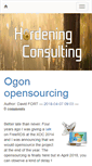 Mobile Screenshot of hardening-consulting.com