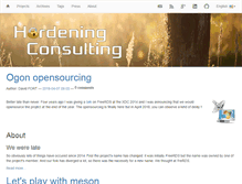 Tablet Screenshot of hardening-consulting.com
